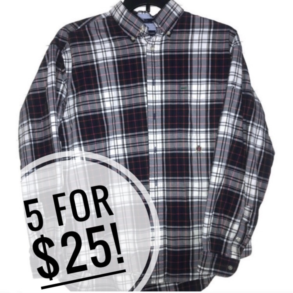 Tommy Hilfiger plaid button down